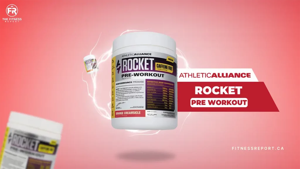 athletic alliance rocket pre-workout caffeine free