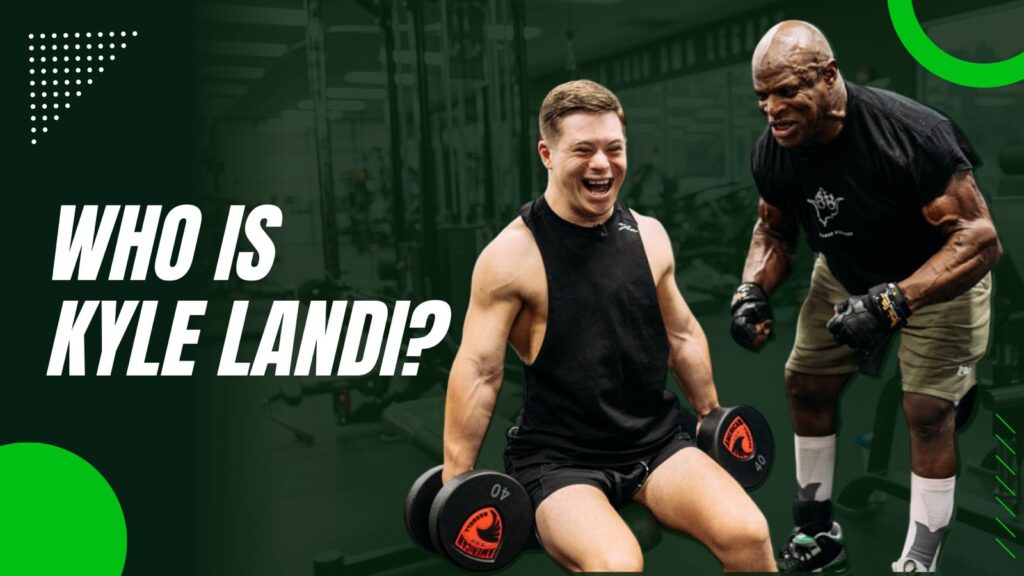 Kyle Landi working out with Ronnie Coleman