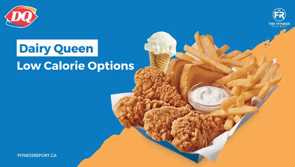 Dairy Queen chicken strips with french fries and an ice cream cone.