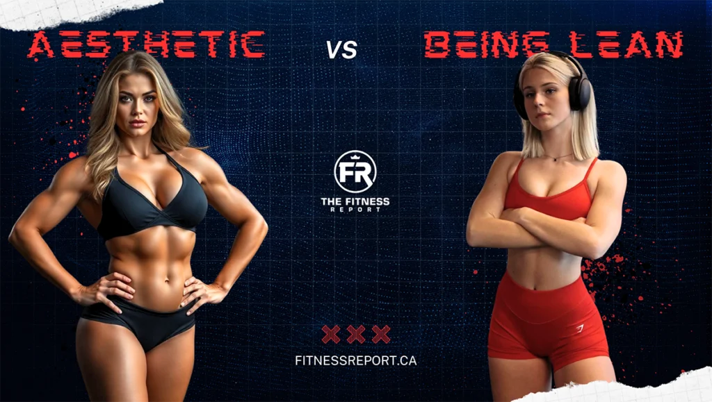 An aesthetic woman standing beside a lean woman.