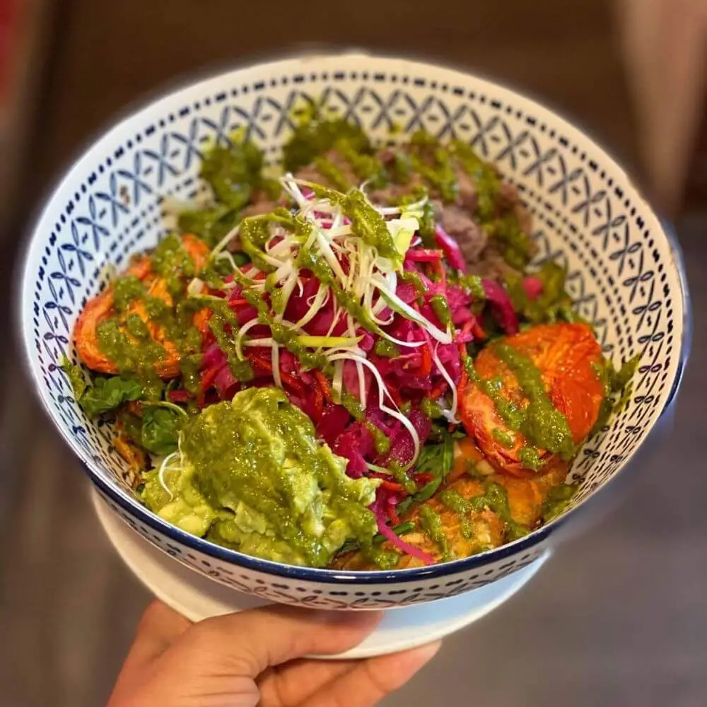 Jam-Cafe-Vegan-Bowl - Fitness Report Vegan bowl from jam cafe