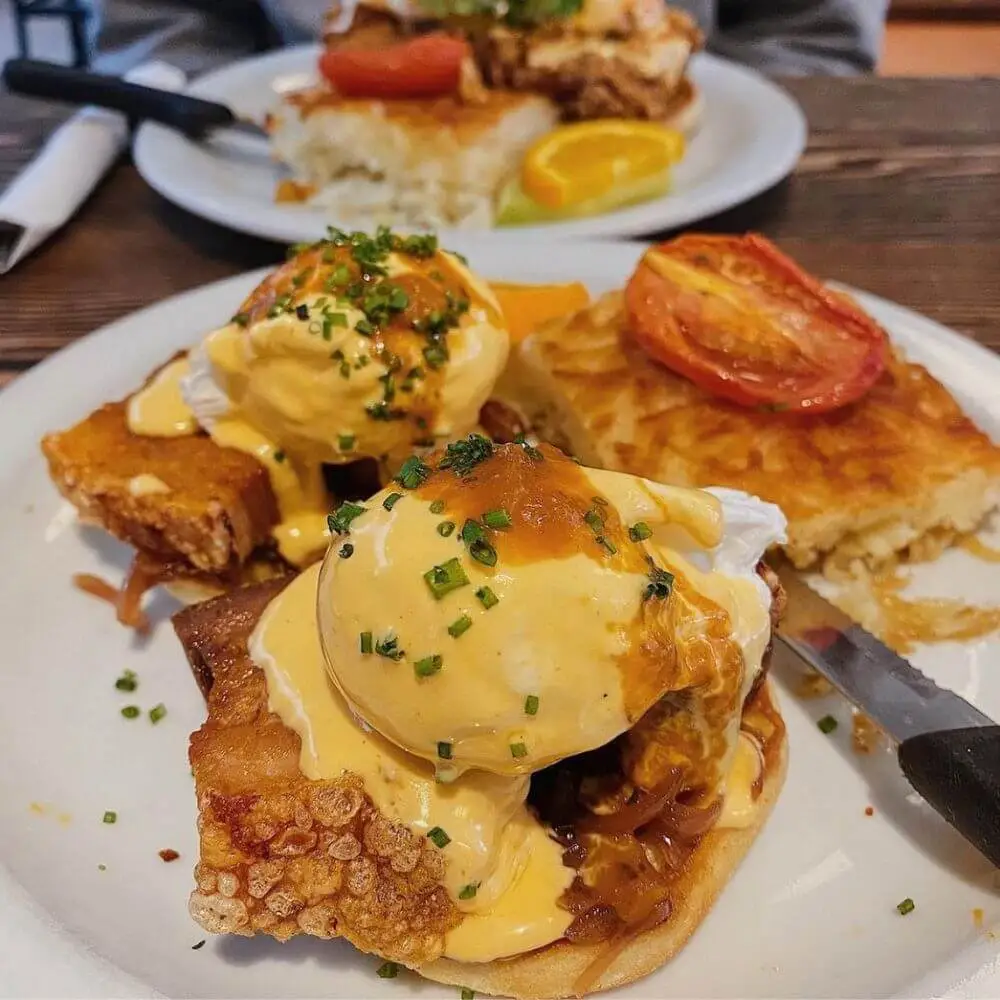 jam-cafe-fried-chicken-benny - Fitness Report Fried chicken benny from Jam Cafe